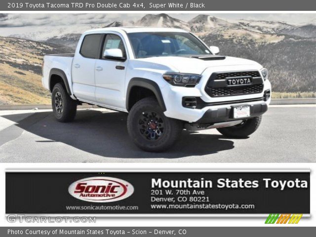 2019 Toyota Tacoma TRD Pro Double Cab 4x4 in Super White