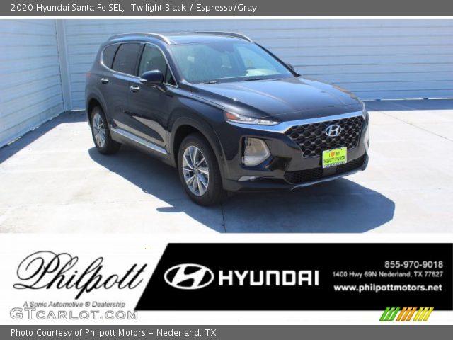 2020 Hyundai Santa Fe SEL in Twilight Black