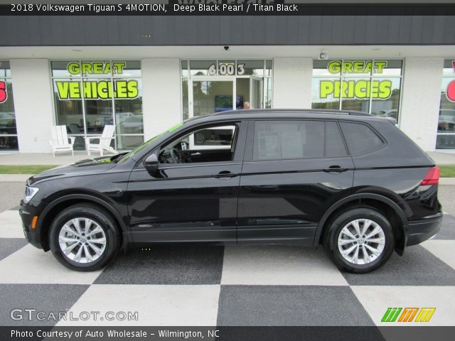 2018 Volkswagen Tiguan S 4MOTION in Deep Black Pearl