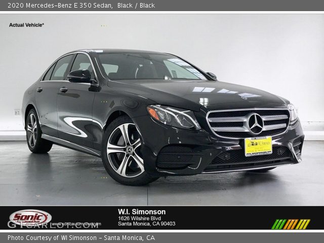 2020 Mercedes-Benz E 350 Sedan in Black