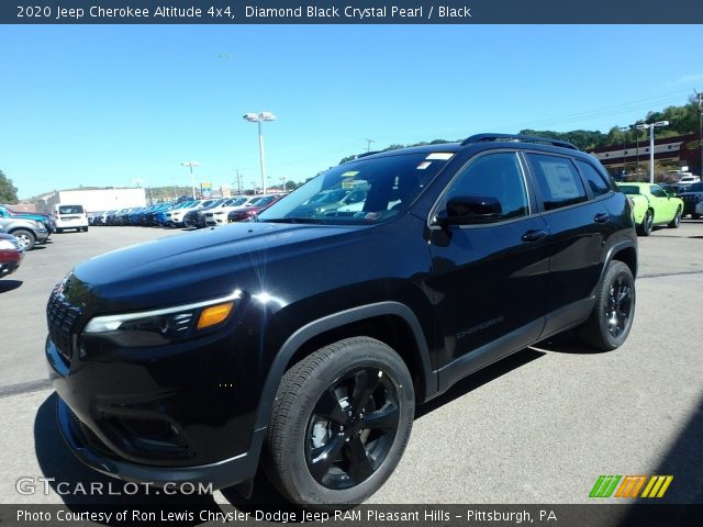 2020 Jeep Cherokee Altitude 4x4 in Diamond Black Crystal Pearl