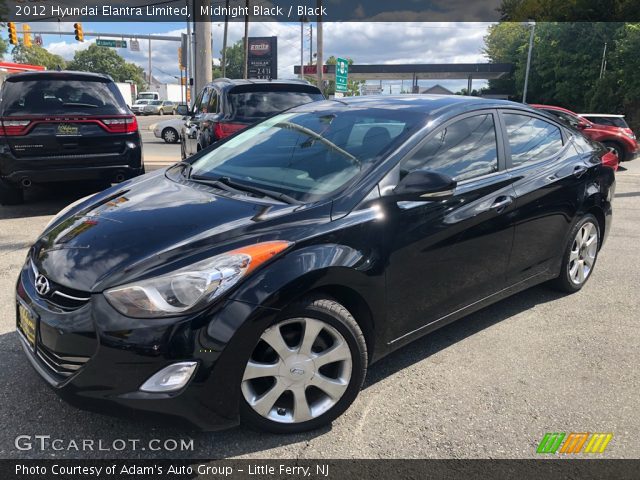 2012 Hyundai Elantra Limited in Midnight Black