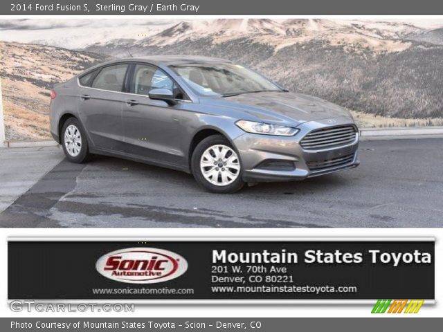 2014 Ford Fusion S in Sterling Gray