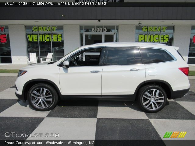 2017 Honda Pilot Elite AWD in White Diamond Pearl