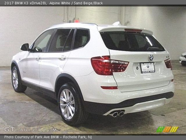 2017 BMW X3 xDrive28i in Alpine White