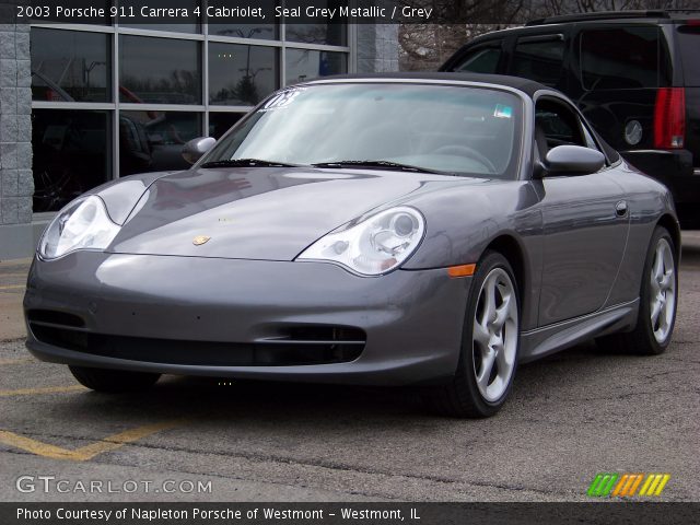 2003 Porsche 911 Carrera 4 Cabriolet in Seal Grey Metallic