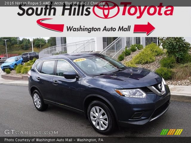 2016 Nissan Rogue S AWD in Arctic Blue Metallic