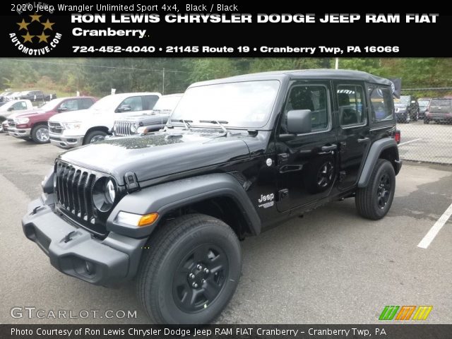 2020 Jeep Wrangler Unlimited Sport 4x4 in Black