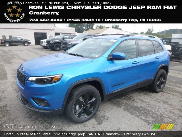 2020 Jeep Cherokee Latitude Plus 4x4 in Hydro Blue Pearl