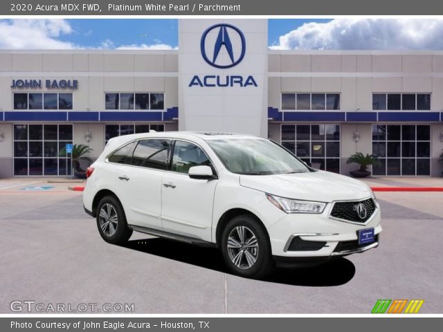 2020 Acura MDX FWD in Platinum White Pearl