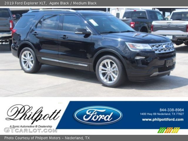 2019 Ford Explorer XLT in Agate Black
