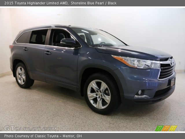 2015 Toyota Highlander Limited AWD in Shoreline Blue Pearl