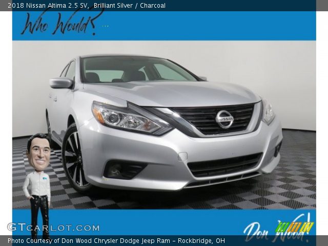2018 Nissan Altima 2.5 SV in Brilliant Silver