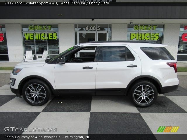 2017 Ford Explorer Sport 4WD in White Platinum