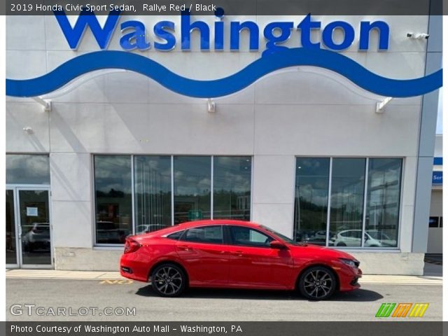 2019 Honda Civic Sport Sedan in Rallye Red