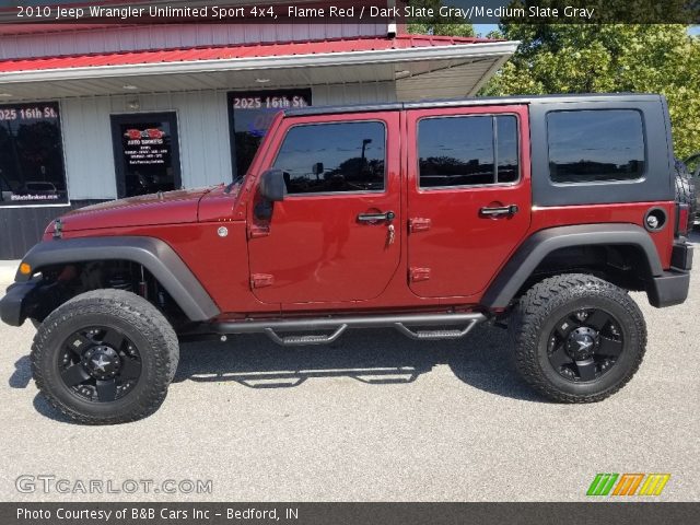 2010 Jeep Wrangler Unlimited Sport 4x4 in Flame Red