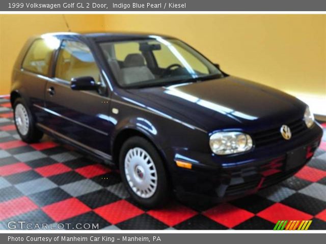 1999 Volkswagen Golf GL 2 Door in Indigo Blue Pearl
