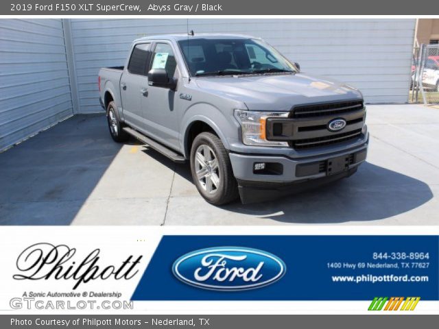 2019 Ford F150 XLT SuperCrew in Abyss Gray
