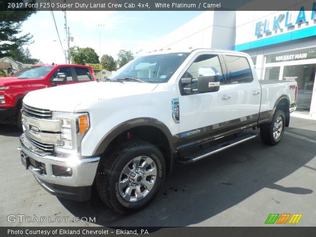 2017 Ford F250 Super Duty Lariat Crew Cab 4x4 in White Platinum