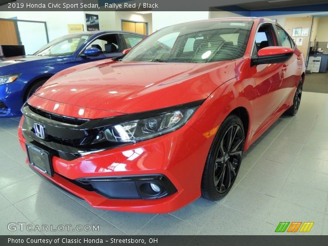 2019 Honda Civic Sport Sedan in Rallye Red