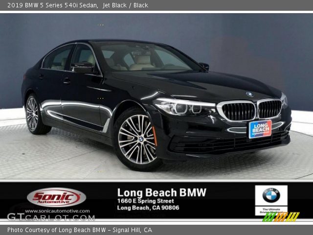 2019 BMW 5 Series 540i Sedan in Jet Black