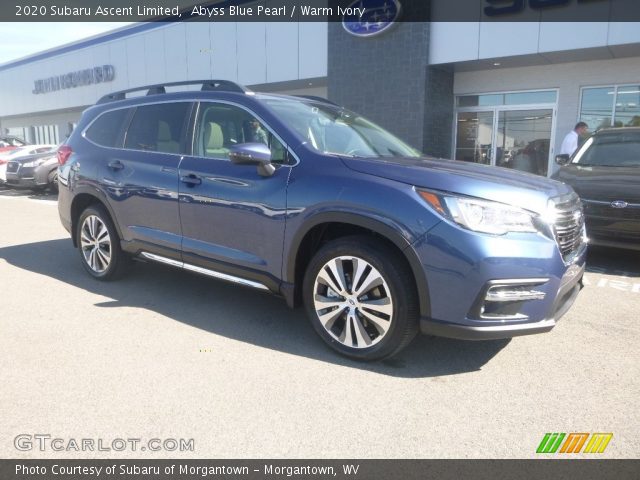 2020 Subaru Ascent Limited in Abyss Blue Pearl
