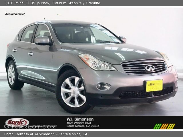 2010 Infiniti EX 35 Journey in Platinum Graphite