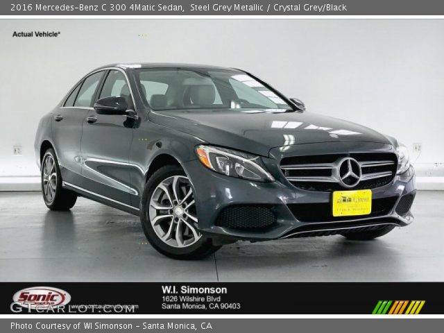 2016 Mercedes-Benz C 300 4Matic Sedan in Steel Grey Metallic
