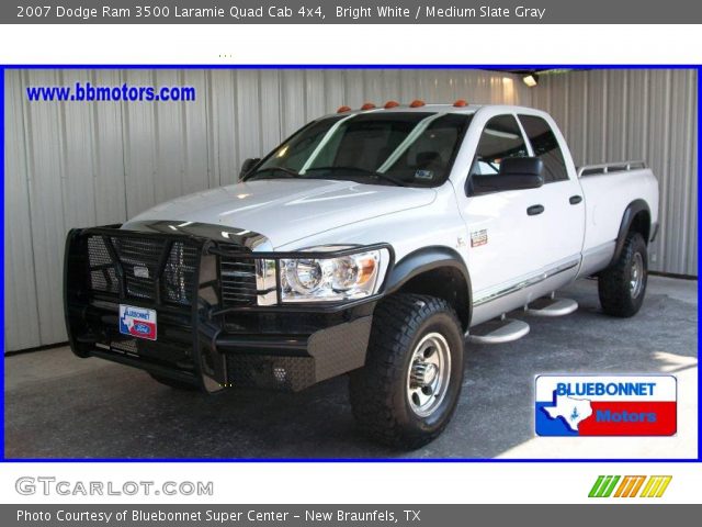 2007 Dodge Ram 3500 Laramie Quad Cab 4x4 in Bright White