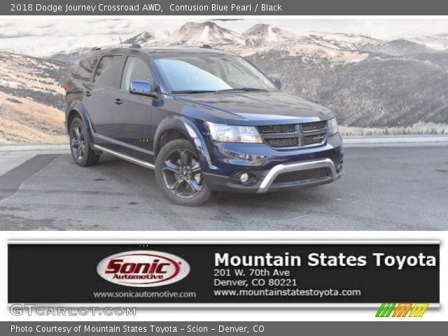 2018 Dodge Journey Crossroad AWD in Contusion Blue Pearl