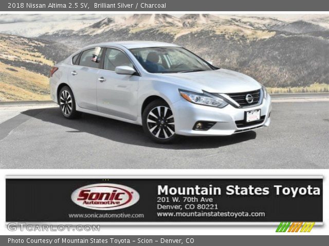 2018 Nissan Altima 2.5 SV in Brilliant Silver