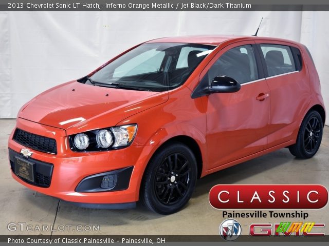 2013 Chevrolet Sonic LT Hatch in Inferno Orange Metallic