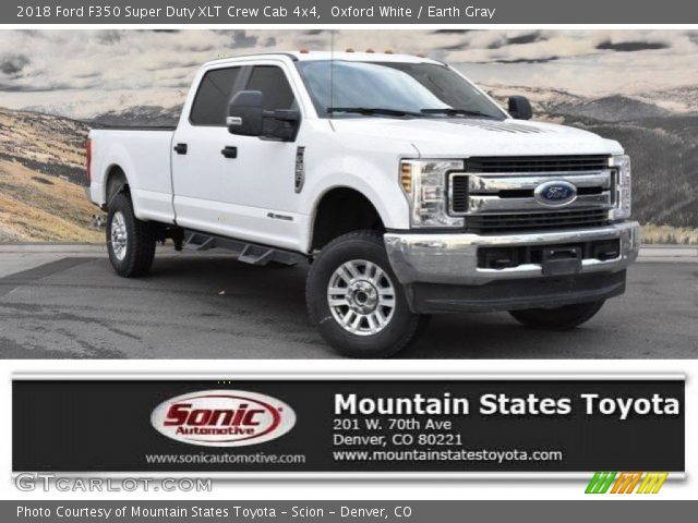 2018 Ford F350 Super Duty XLT Crew Cab 4x4 in Oxford White