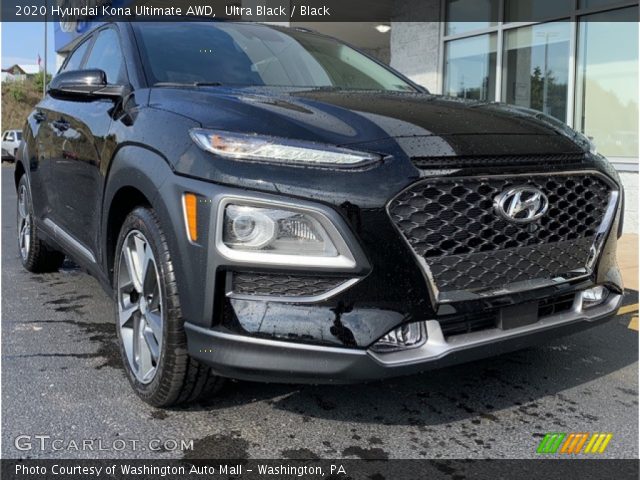 2020 Hyundai Kona Ultimate AWD in Ultra Black