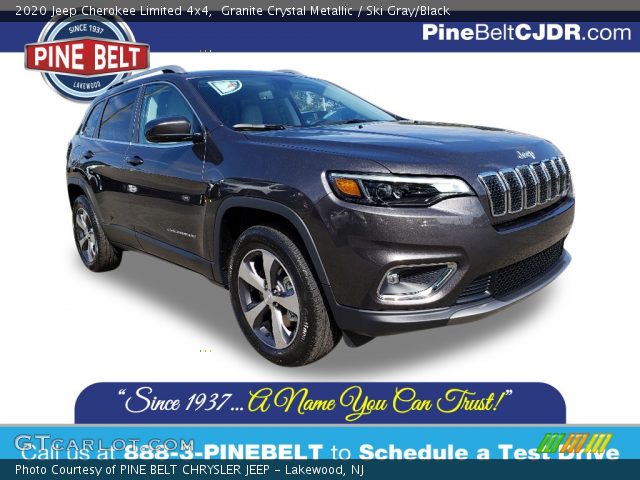 2020 Jeep Cherokee Limited 4x4 in Granite Crystal Metallic