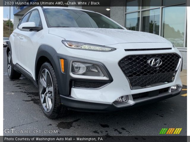 2020 Hyundai Kona Ultimate AWD in Chalk White