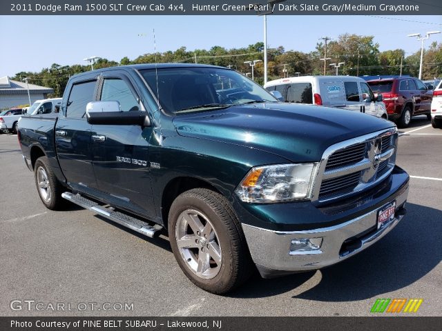 2011 Dodge Ram 1500 SLT Crew Cab 4x4 in Hunter Green Pearl