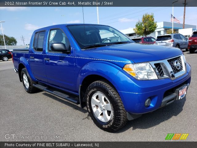 2012 Nissan Frontier SV Crew Cab 4x4 in Metallic Blue