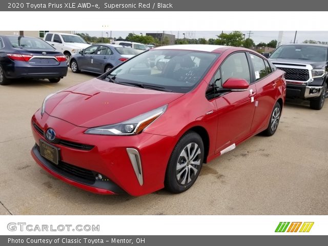 2020 Toyota Prius XLE AWD-e in Supersonic Red