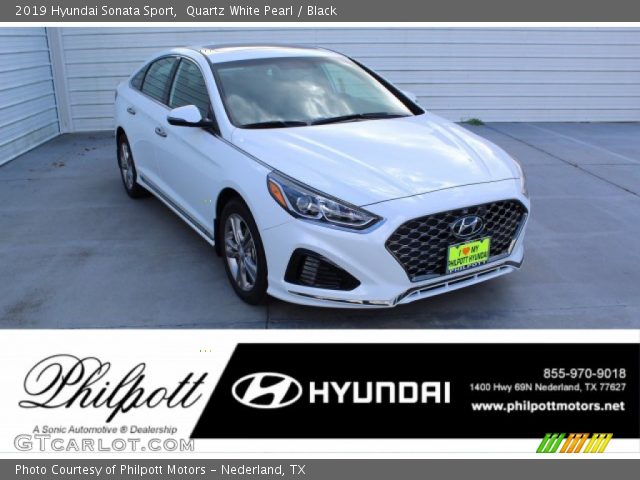 2019 Hyundai Sonata Sport in Quartz White Pearl
