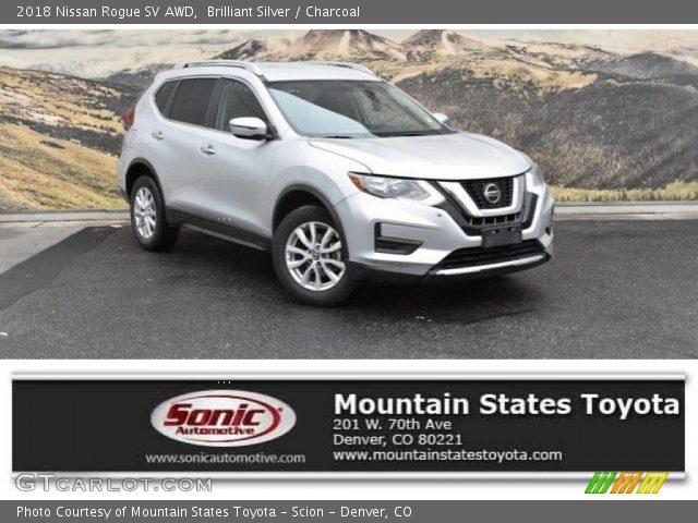 2018 Nissan Rogue SV AWD in Brilliant Silver