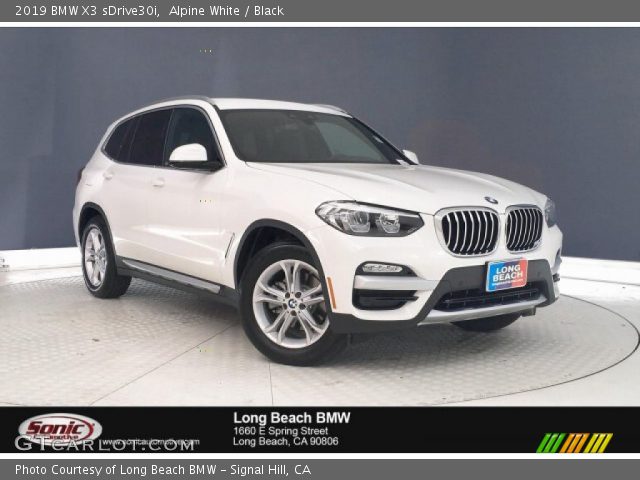 2019 BMW X3 sDrive30i in Alpine White