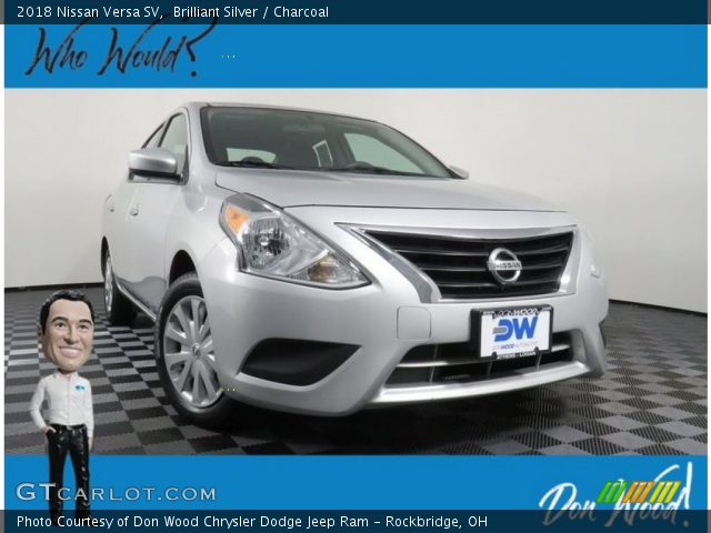 2018 Nissan Versa SV in Brilliant Silver
