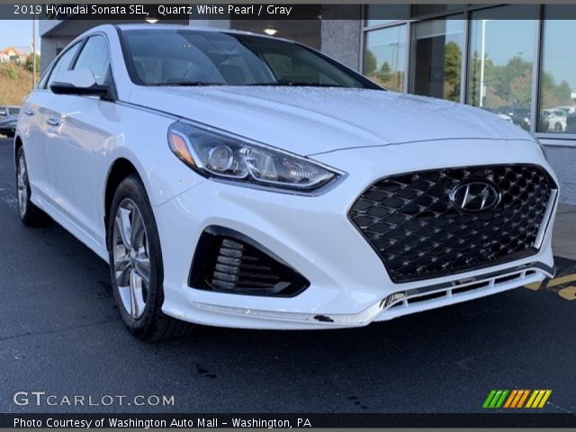 2019 Hyundai Sonata SEL in Quartz White Pearl