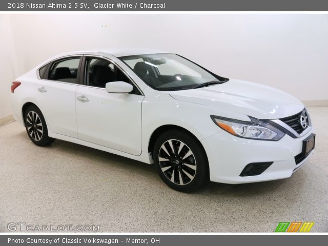 2018 Nissan Altima 2.5 SV in Glacier White