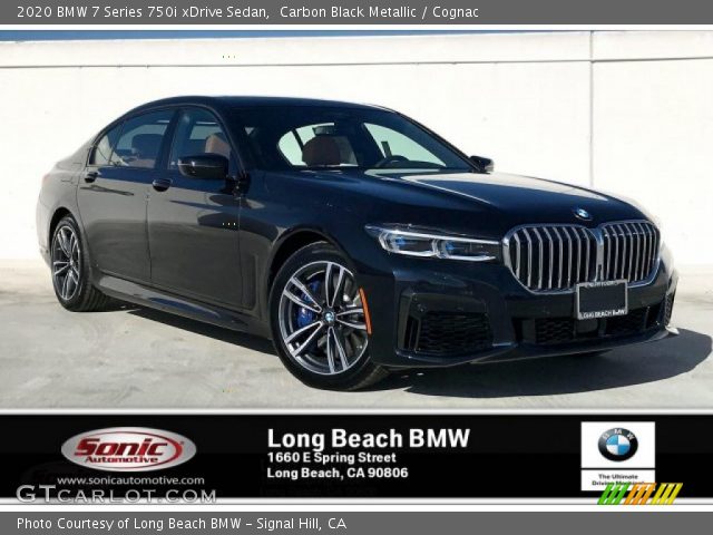 2020 BMW 7 Series 750i xDrive Sedan in Carbon Black Metallic