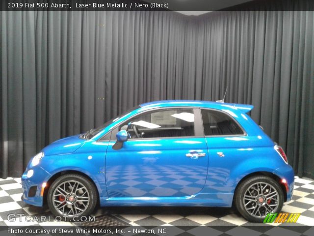 2019 Fiat 500 Abarth in Laser Blue Metallic