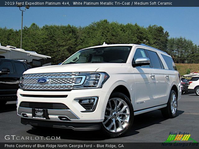 2019 Ford Expedition Platinum 4x4 in White Platinum Metallic Tri-Coat