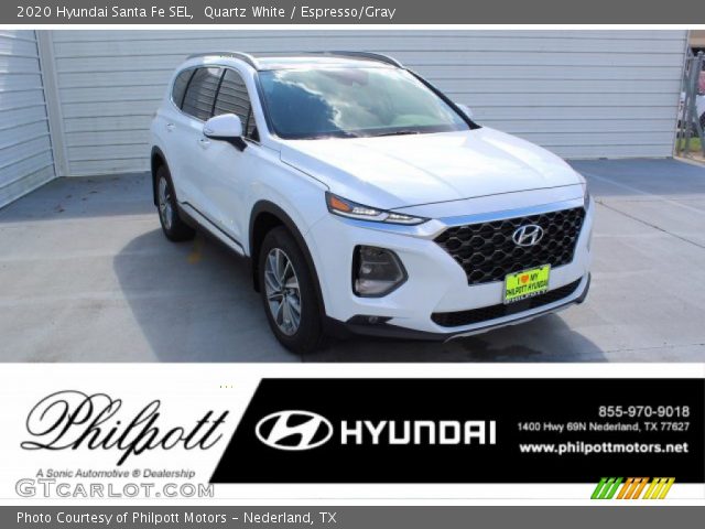 2020 Hyundai Santa Fe SEL in Quartz White