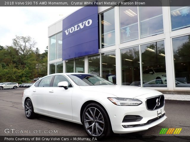 2018 Volvo S90 T6 AWD Momentum in Crystal White Pearl Metallic